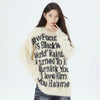 National Fashion American Letter Unisex Style Sweater Men And Women