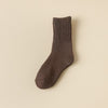 Wool Women's Medium Stockings Thickened Keep Warm Pure Color