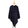 Tassel Hooded Warm Shawl Scarf