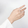 S925 Sterling Silver Ring Simple Opening Adjustable