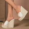 New Fashion Simple Wedge Platform Slippers