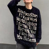 National Fashion American Letter Unisex Style Sweater Men And Women